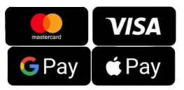 Pay with Card, Apple Pay & Google Pay